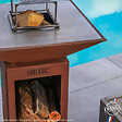GRILL'CHIC - Brasero Auvergnat Corten Bois Carre 62 Simple Cuve - vignette