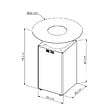 GRILL'CHIC - Brasero Auvergnat Corten Normal Rond 62 Simple Cuve - vignette