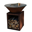 GRILL'CHIC - Brasero Classique Corten 83 Simple Cuve - vignette