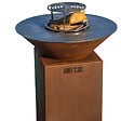 GRILL'CHIC - Brasero Cevenol Corten Normal Rond 74 Simple Cuve - vignette