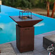 GRILL'CHIC - Brasero Auvergnat Corten Normal Carre 62 Simple Cuve - vignette