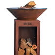 GRILL'CHIC - Brasero Auvergnat Corten Bois Rond 62 Simple Cuve - vignette