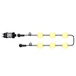 LUMISKY - Guirlande connectable BOLLY LIGHT 6 boules 5.5M - vignette