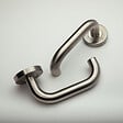 HERACLES - Béquille double JADE sur rosace bec de cane inox 1294 - HERACLES - B-INOX-02 - vignette