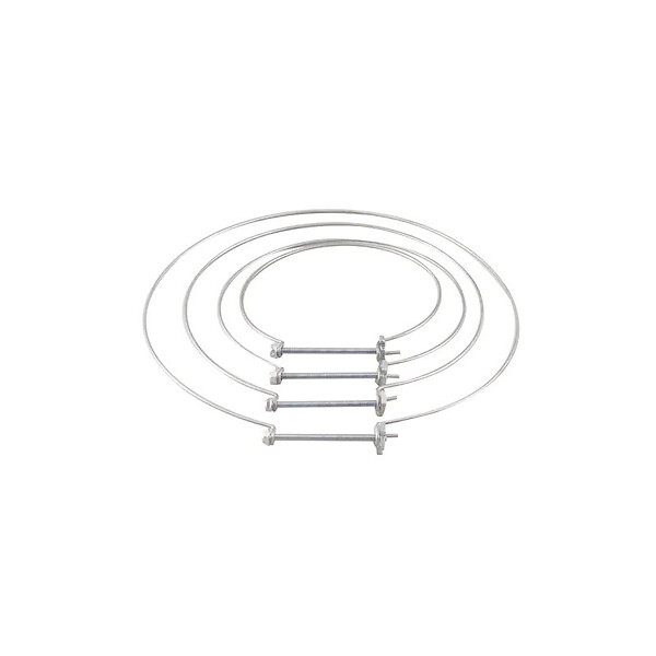 ACOMAT - Lot de 10 colliers Monofil de serrage pour gaine flexible de ventilation - Diamètre (mm): 200 - large