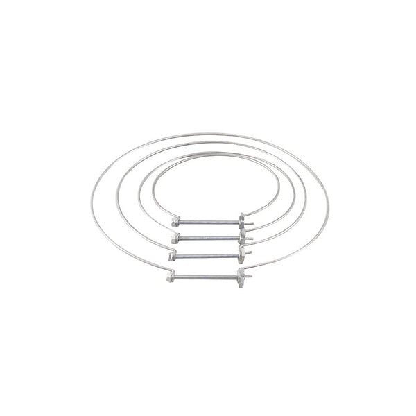ACOMAT - Lot de 10 colliers Monofil de serrage pour gaine flexible de ventilation - Diamètre (mm): 250 - large