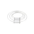 ACOMAT - Lot de 10 colliers Monofil de serrage pour gaine flexible de ventilation - Diamètre (mm): 125 - vignette