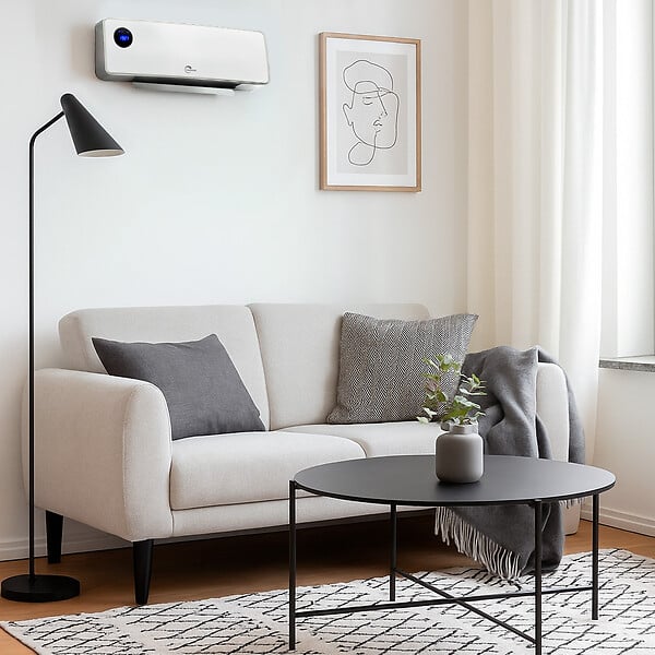 SANNOVER - Split Electrique Soufflant Céramique Mural Otelya Luxe 2000 W Blanc Sannover - large