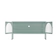 OVIALA - Meuble TV moderne 2 portes L115 cm en métal vert sauge - Dreamy - vignette