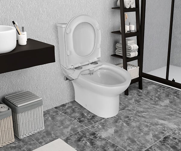 Pack wc caréné abattant lavant - large