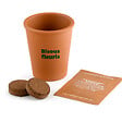 RADIS ET C - Kit jardinage fleurs mellifères - Pot terre cuite 6,5cm - vignette