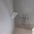 U-TILE - Etagère de douche en acier inox 26,2 x 12/7 cm x 2 mm - Rectangulaire design Aqua - fixation sans perçage - vignette