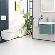 VITRA - Pack WC suspendu VitrA Sento blanc + bâti autoportant V-Fix Core + Plaque Round Blanche - vignette