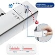 AICA SANITAIRE - AICA colonne de douche thermostatique chromée, pomme de tête carrée avec douchette carrée réglable en hauteur - vignette