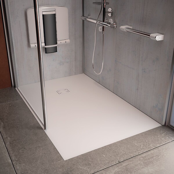 AKW - Receveur Onyx Exclusif 1600 x 800 Blanc - AKW - 12831WH - large