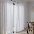 CENTRALE BRICO - Voilage transparent, Chic blanc l.300 x H.240 cm - vignette