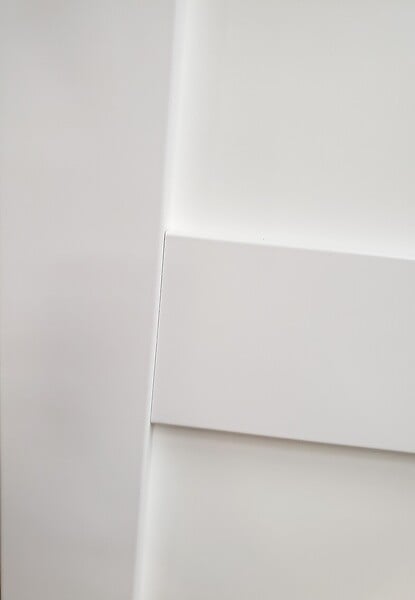 GD MENUISERIES - Porte Coulissante Atelier 2 Panneaux Blanc H204 x L73 cm - large