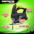 CONSTRUCTOR - Scie sauteuse 400W - 1 lame incluse - vignette