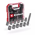 EINHELL - Jeu de douilles à impact – 12 pièces – 1/2” – 10 à 21 mm + rallonge 125 mm – acier CrMo - vignette