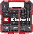 EINHELL - Jeu de douilles à impact – 12 pièces – 1/2” – 10 à 21 mm + rallonge 125 mm – acier CrMo - vignette