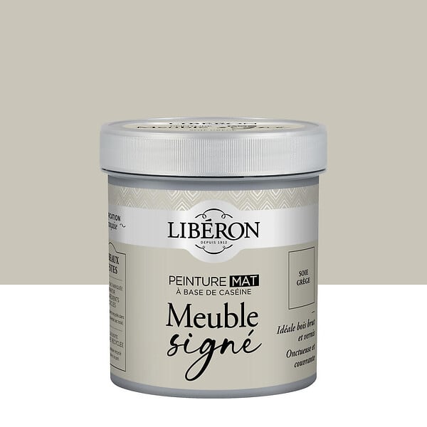 LIBERON - Peinture meuble à la caséine - Soie grège - Mat - 0,5L - large