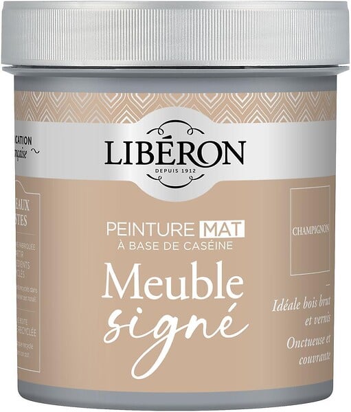 LIBERON - Peinture meuble Caseine - Champignon - Mat - 0,5L - large