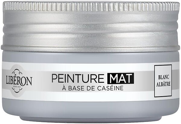LIBERON - Peinture meuble Caseine Mat Blanc albâtre Pot 75ml - large