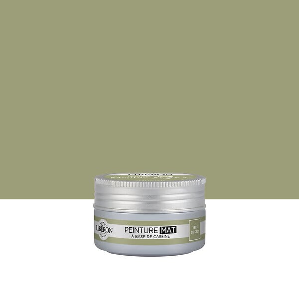 LIBERON - Peinture meuble Caseine Mat Vert de Gris Pot 75ml - large
