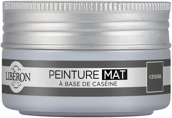 LIBERON - Peinture meuble caséine - Cendre - 75ml - large