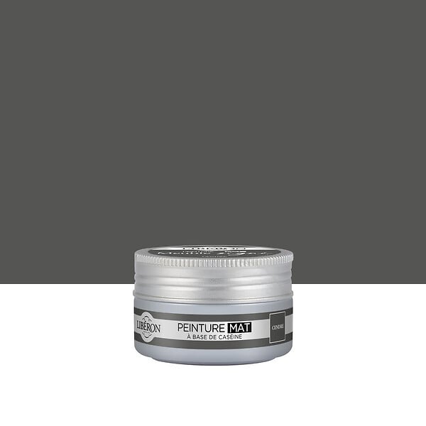 LIBERON - Peinture meuble caséine - Cendre - 75ml - large