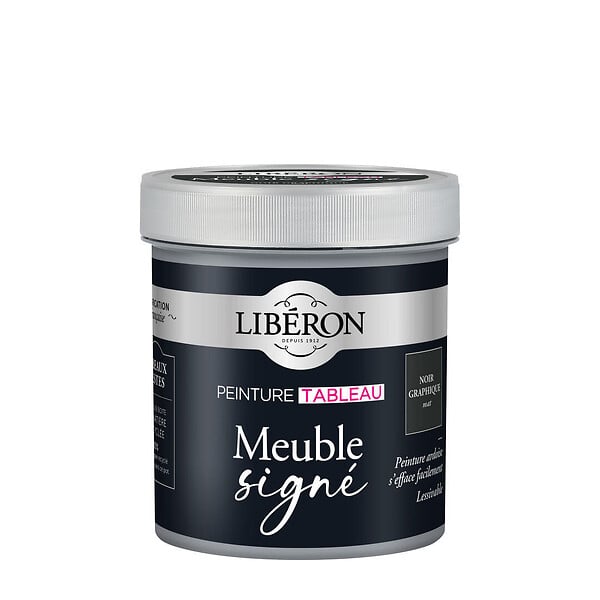 LIBERON - Peinture Effet tableau Noir graphite Pot 0.5l - large