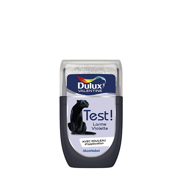 DULUX VALENTINE - Dulux Valentine Testeur peinture Crème de Couleur -Larme Violette 30ml - large