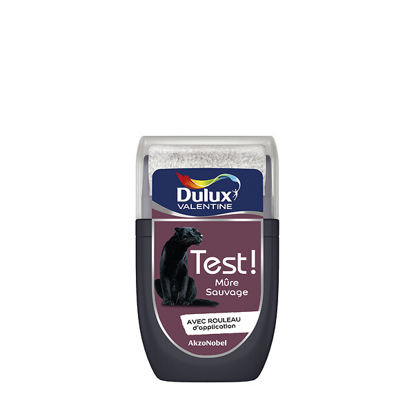 DULUX VALENTINE - Dulux Valentine Testeur peinture Crème de Couleur - Mûre Sauvage -30ml - large