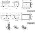 JACOB DELAFON - Baignoire bain douche 120 X 80 Capsule - vignette