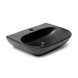 SWISS AQUA TECHNOLOGIES - Swiss Aqua Technologies Lavabo SAT Brevis 50x38,5 cm sans trop-plein, noir mat (SATBRE5038RBKM) - vignette