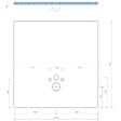 WEDI - Panneau habillage bâti-support WC wedi I-Board 120 x 124,5 cm épaisseur 20 mm - vignette
