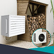 ATOLE - Cache Climatisation  Acoustique ATOLE en aluminium thermolaqué , Taille 2 : H. 113 x L. 110 x P. 64 cm, Ventelle, Blanc - vignette