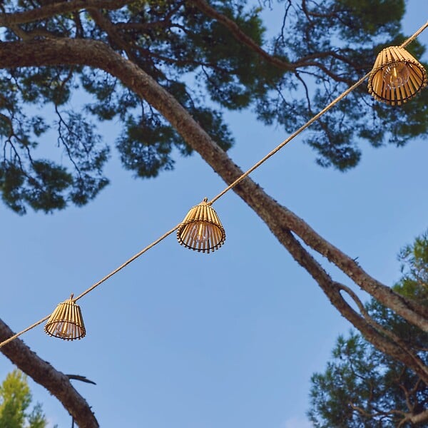 LUMISKY - Guirlande solaire NATURA HYBRID 10 ampoules 8M - large