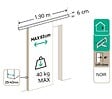 GD MENUISERIES - Rail Alu Avec Cache Rail Couleur Noir - vignette