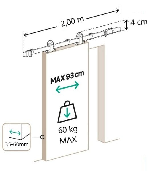 GD MENUISERIES - RailRoulettes Noir - large