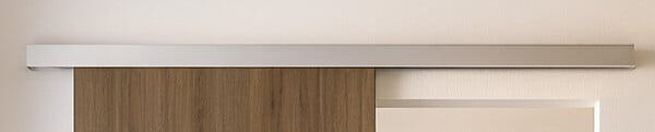 GD MENUISERIES - Rail Alu Avec Cache Rail Couleur Alu - large