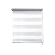 MADECO - Store enrouleur jour-nuit, tissu chic blanc, largeur toile 57cm Haut 160cm - vignette