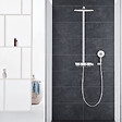 GROHE - Colonne de douche thermostatique Rainshower System SmartControl Mono 360 Blanc/chromé + Tablette douche d'angle Start Cube - vignette