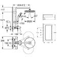 GROHE - Colonne bain douche thermostatique Vitalio Start System noir mat + Panier douche Start Cube - vignette
