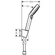 HANSGROHE - Pack pommeau de douche rond 2 jets Hansgrohe Crometta Vario + flexible Isiflex 160 cm + support chromé - vignette