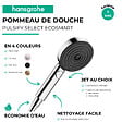 HANSGROHE - Pommeau de douche Pulsify Select S 105 EcoSmart 3jets bronze brossé - vignette