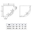 KIAMAMI VALENTINA - Cabine De Douche Moderne Angulaire Profiles En Aluminium 80X80 Transparent | Fly - vignette