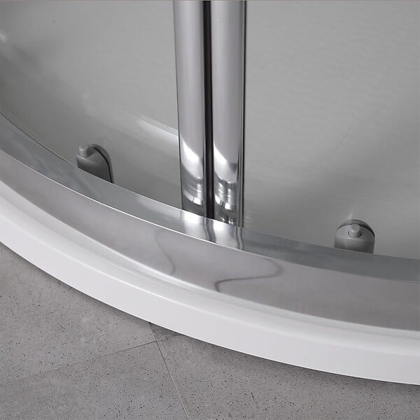 KIAMAMI VALENTINA - Cabine De Douche Angulaire 90X90 H 195 Transparent Profils Flat Portes Coulissantes | Fly - large
