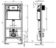 VILLEROY ET BOCH - Pack WC Bâti-support Viconnect + WC sans bride Integra avec fixations invisibles + Abattant frein de chute + Plaque Blanche - vignette