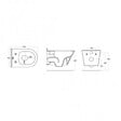 GEBERIT - Pack Autoportant Bâti-support Duofix + WC sans bride Lucco Avva + Abattant softclose + Plaque blanche (AvvaGebX) - vignette